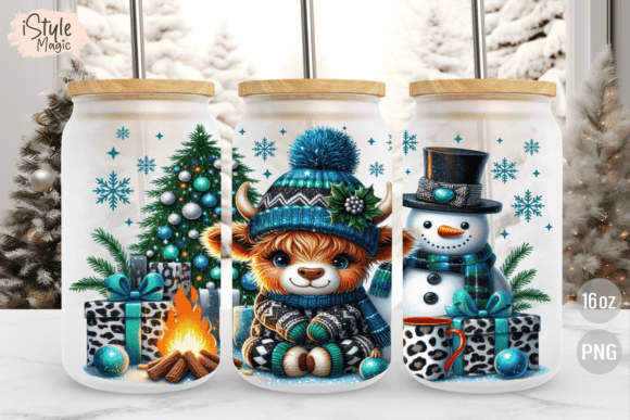 Christmas Highland Cow 16oz Glass Wrap: A Brand Review