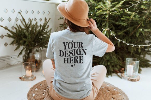 Gildan 64000 Christmas Mockup for Product Mockups
