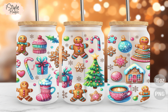 Gingerbread Christmas 16oz Glass Wrap Review