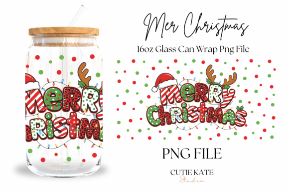 Kawaii Christmas Can Wrap for Crafts