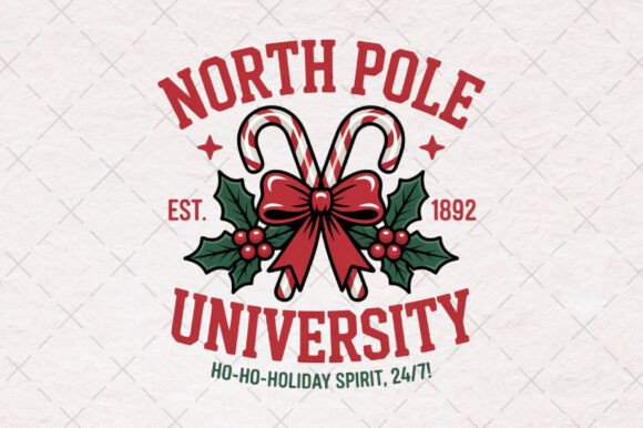 NORTH POLE UNIVERSITY Christmas Png: A Designer’s Review