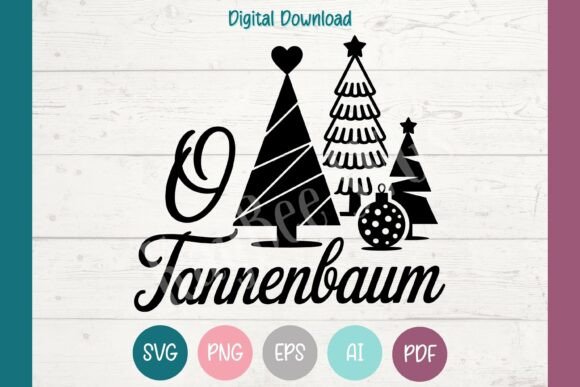 O Tannenbaum SVG for Festive T-Shirt Designs