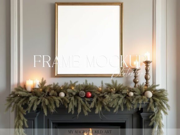Review: Christmas Frame Poster Mockup for Frames Amp