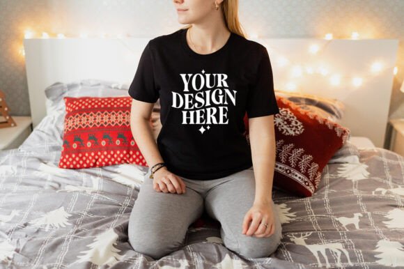 Reviewing Christmas Bella Canvas 3001 Mockup 36