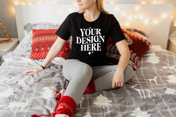 Reviewing Christmas Bella Canvas 3001 Mockup 37