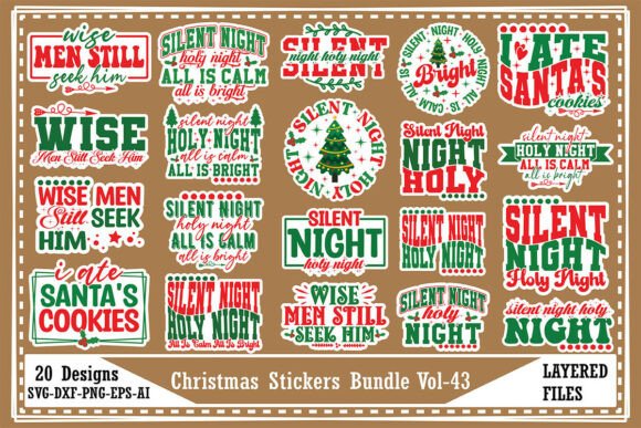 Reviewing Christmas Stickers Bundle Vol-43 for Embroidery