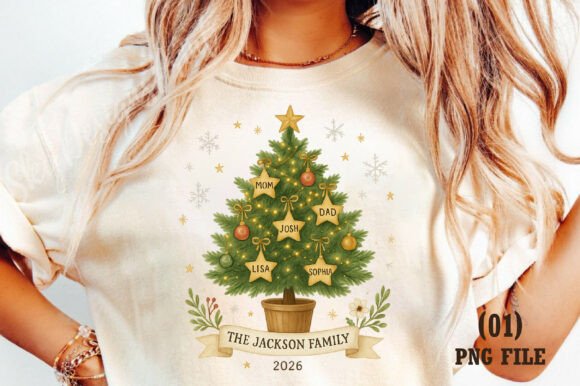 Reviewing the Family Christmas Tree Ornament PNG for Embroidery