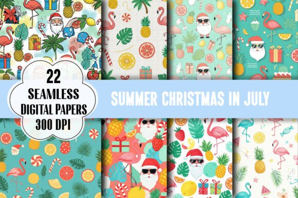Summer Christmas in July Digital Pattern Review